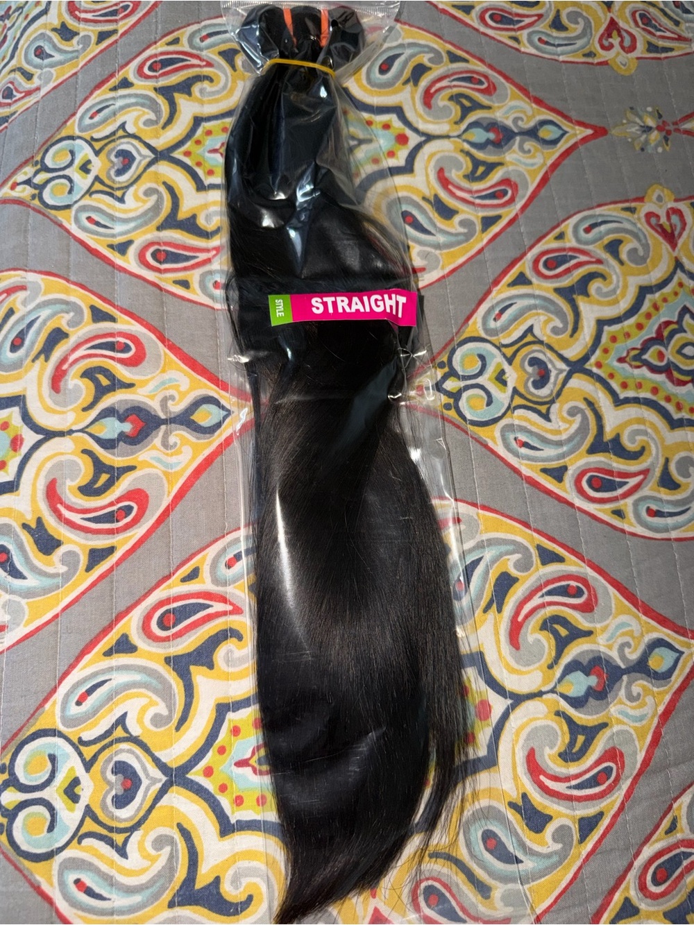 Straight Black Women’s Hair Extension - Unbranded